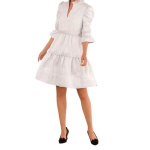 NWT Gretchen Scott Teardrop-Faille Silver